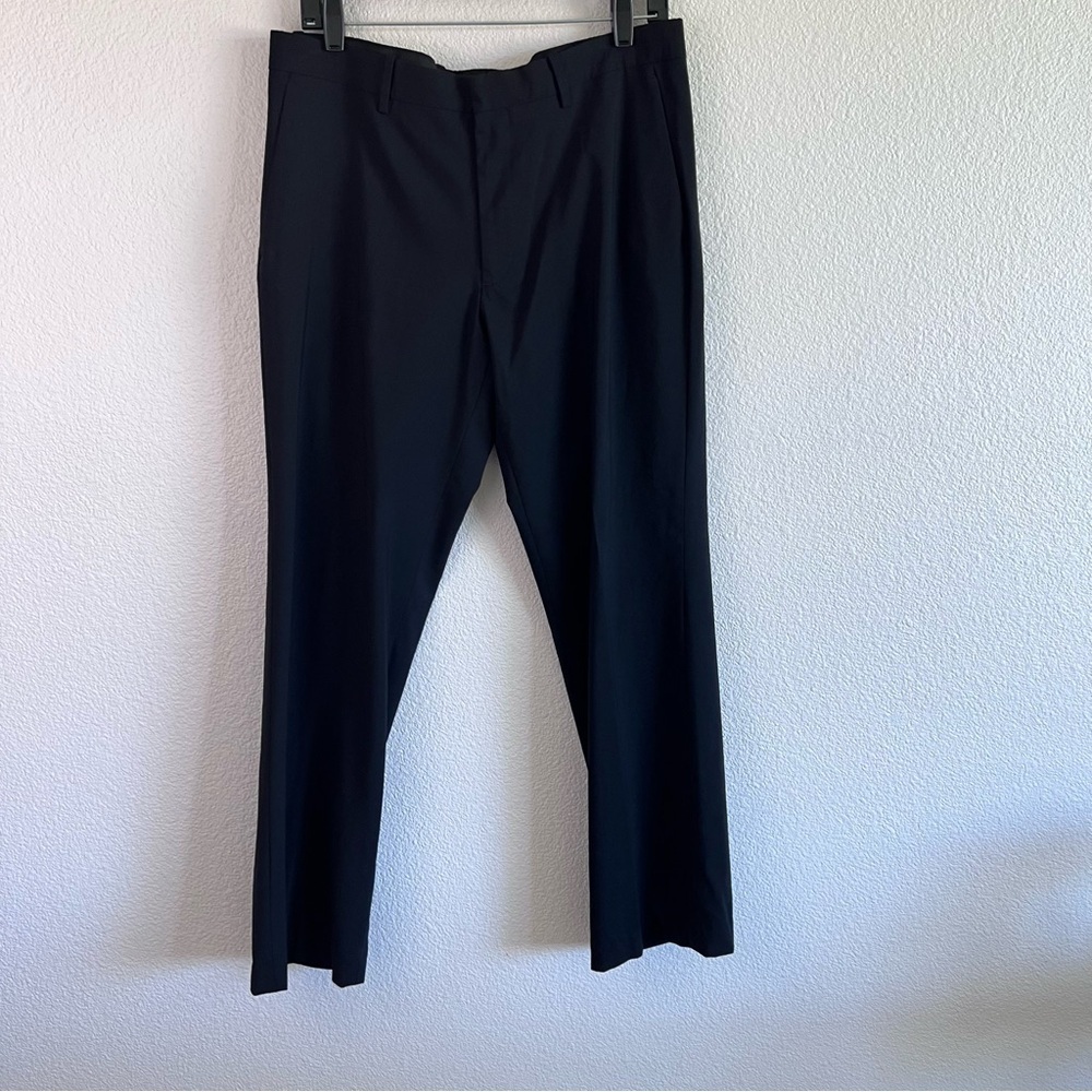 Theory‎ Men’s Jace/Goldsford Black Wool Blend Dress Pants